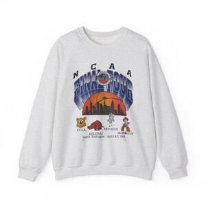 Ncaa Final Four 1995 Seattle Crewneck Sweatshirt, Retro College Basketba